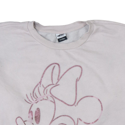 George Disney Minnie Mouse Pink Women's L Sweatshirt