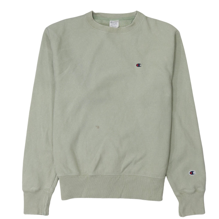 Champion Men's Green Crew Neck Pullover Sweatshirt Medium
