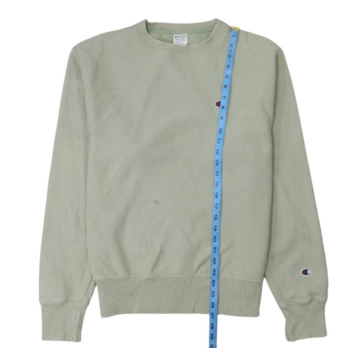 Champion Men's Green Crew Neck Pullover Sweatshirt Medium