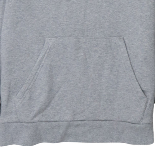 Adidas Mens Grey Pullover Hoodie XS Regular Fit Logo Sweatshirt