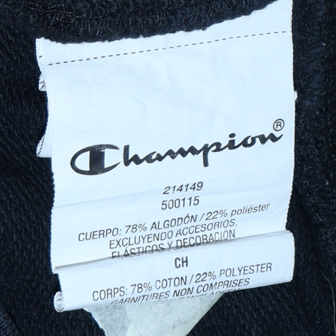 Champion Men’s Black Pullover Hoodie Small Logo Fleece Sweatshirt