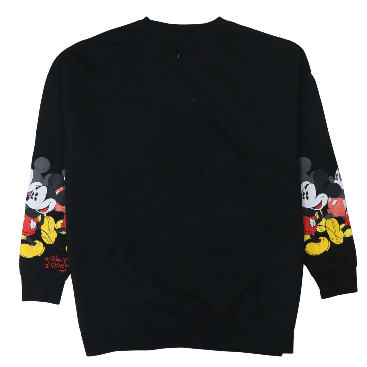 Disney Mickey Mouse Black Graphic Sweatshirt Women M Pullover Casual