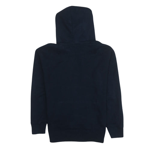 Hollister Men's Blue Pullover Hoodie XS Fleece Embroidered Logo