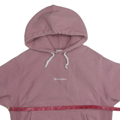 Champion Womens Pink Reverse Weave Pullover Hoodie Small