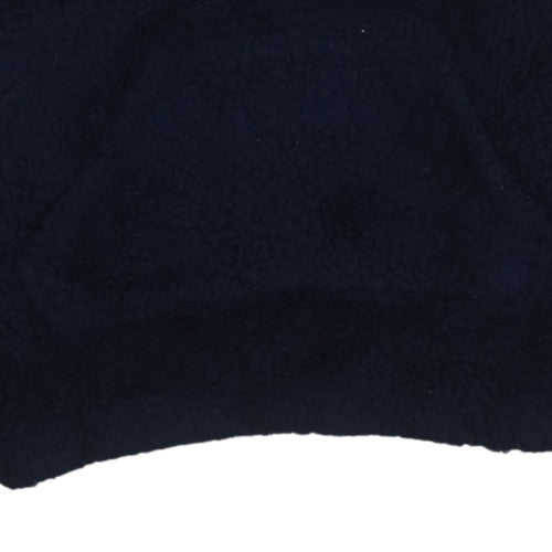 FILA Men's Blue Fleece Pullover Hoodie Size M Logo Sportswear