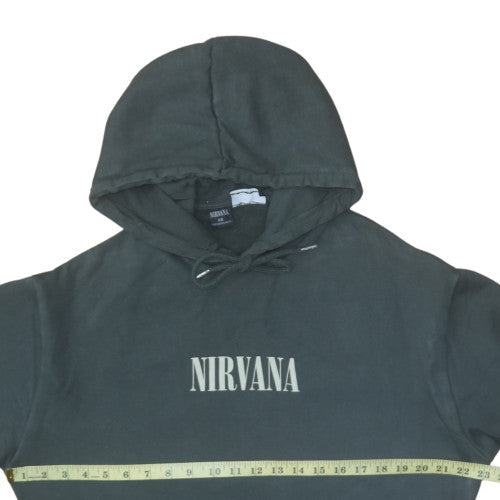 ASOS Design Men’s Black Nirvana Pullover Hoodie XS Music Graphic
