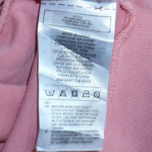 Adidas Womens Pink Hoodie Size 16 Pullover Hooded Sweatshirt