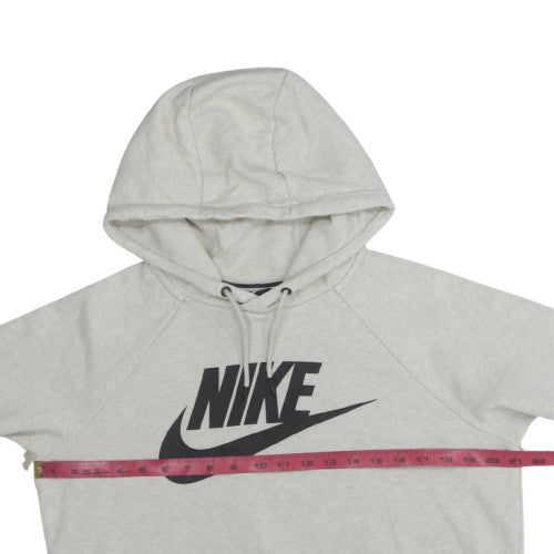 Nike Mens Grey Pullover Hoodie Small Sports Graphic Fleece