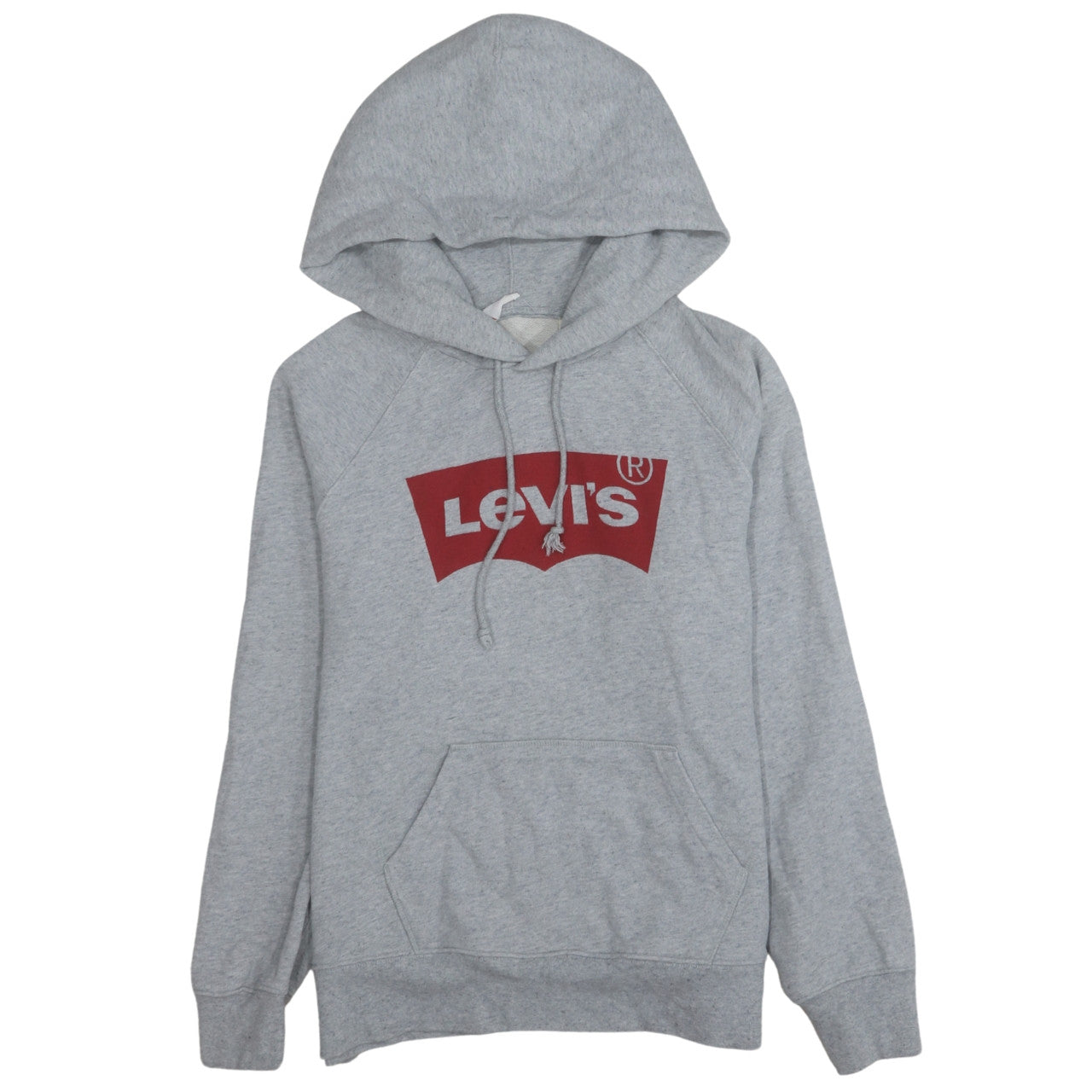 Levi's Men's Grey Logo Pullover Hoodie Size M Classic Fleece