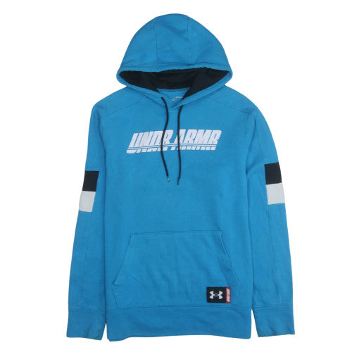 Under Armour Men's Blue Pullover Hoodie Large Fleece Sportswear