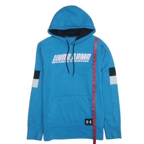 Under Armour Men's Blue Pullover Hoodie Large Fleece Sportswear