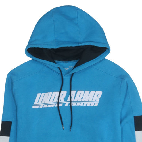 Under Armour Men's Blue Pullover Hoodie Large Fleece Sportswear