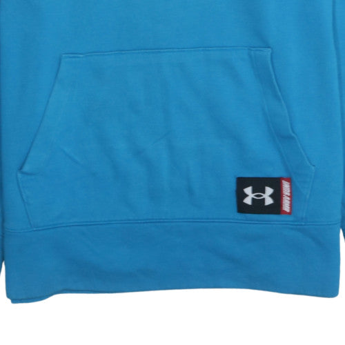 Under Armour Men's Blue Pullover Hoodie Large Fleece Sportswear