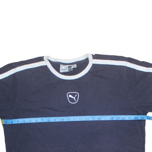 Puma Men's Blue Crew Neck 2XL Sports T-Shirt