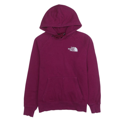 The North Face Womens Purple Pullover Hoodie Size S Cotton Blend