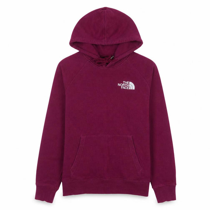 The North Face Womens Purple Pullover Hoodie Size S Cotton Blend