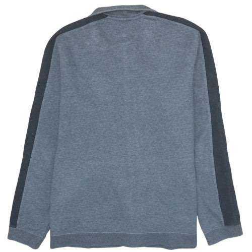 Nike Men's Grey Full Zip Fleece Sweatshirt L Size Regular