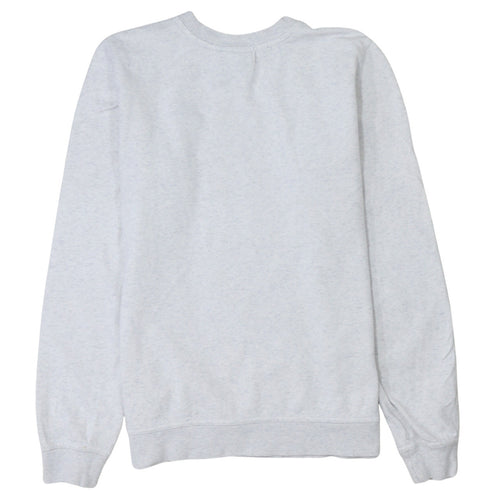 Nike Men's Grey Crew Neck Pullover Sweatshirt Size S