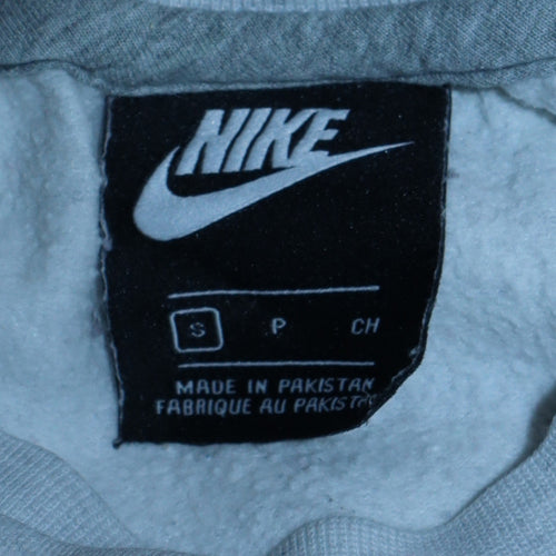 Nike Men's Grey Crew Neck Pullover Sweatshirt Size S