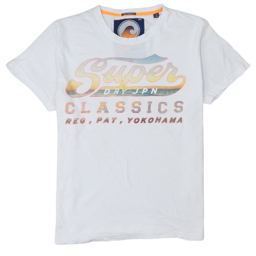 Superdry Men's White Size L Beach Classics Graphic T-Shirt