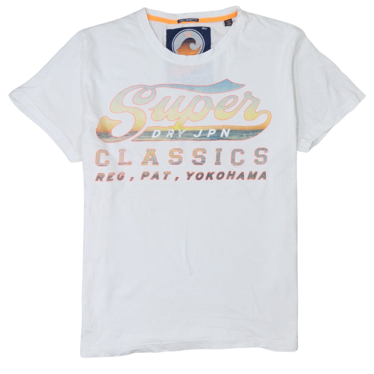 Superdry Men's White Size L Beach Classics Graphic T-Shirt