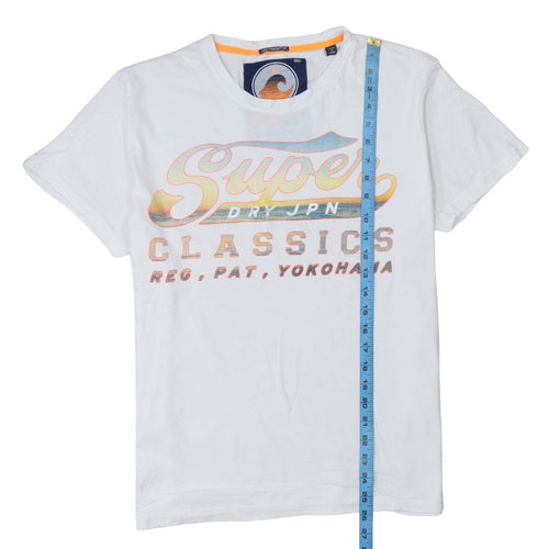 Superdry Men's White Size L Beach Classics Graphic T-Shirt