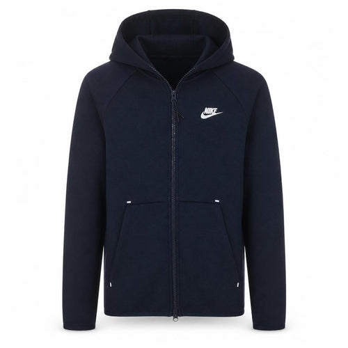 Nike Men's Blue XS Full Zip Fleece Hoodie