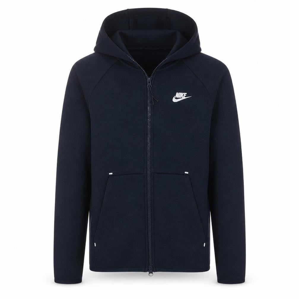 Nike Men's Blue XS Full Zip Fleece Hoodie