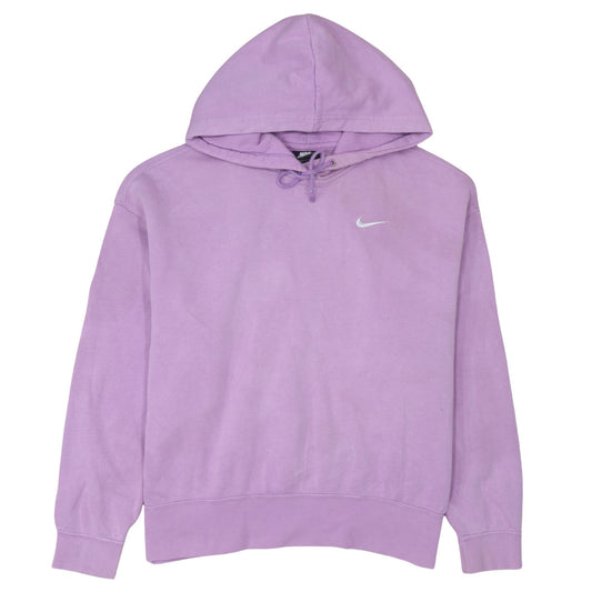Nike Women’s Purple Pullover Hoodie Size L Cotton Blend Sweatshirt