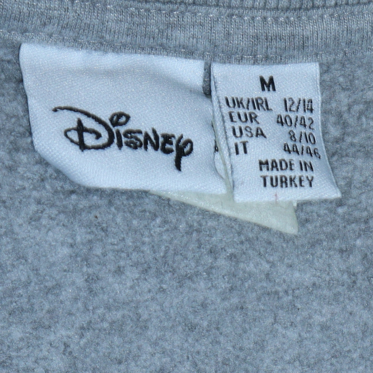 Disney Primark Women’s Grey Eeyore Sweatshirt Size 12/14 M