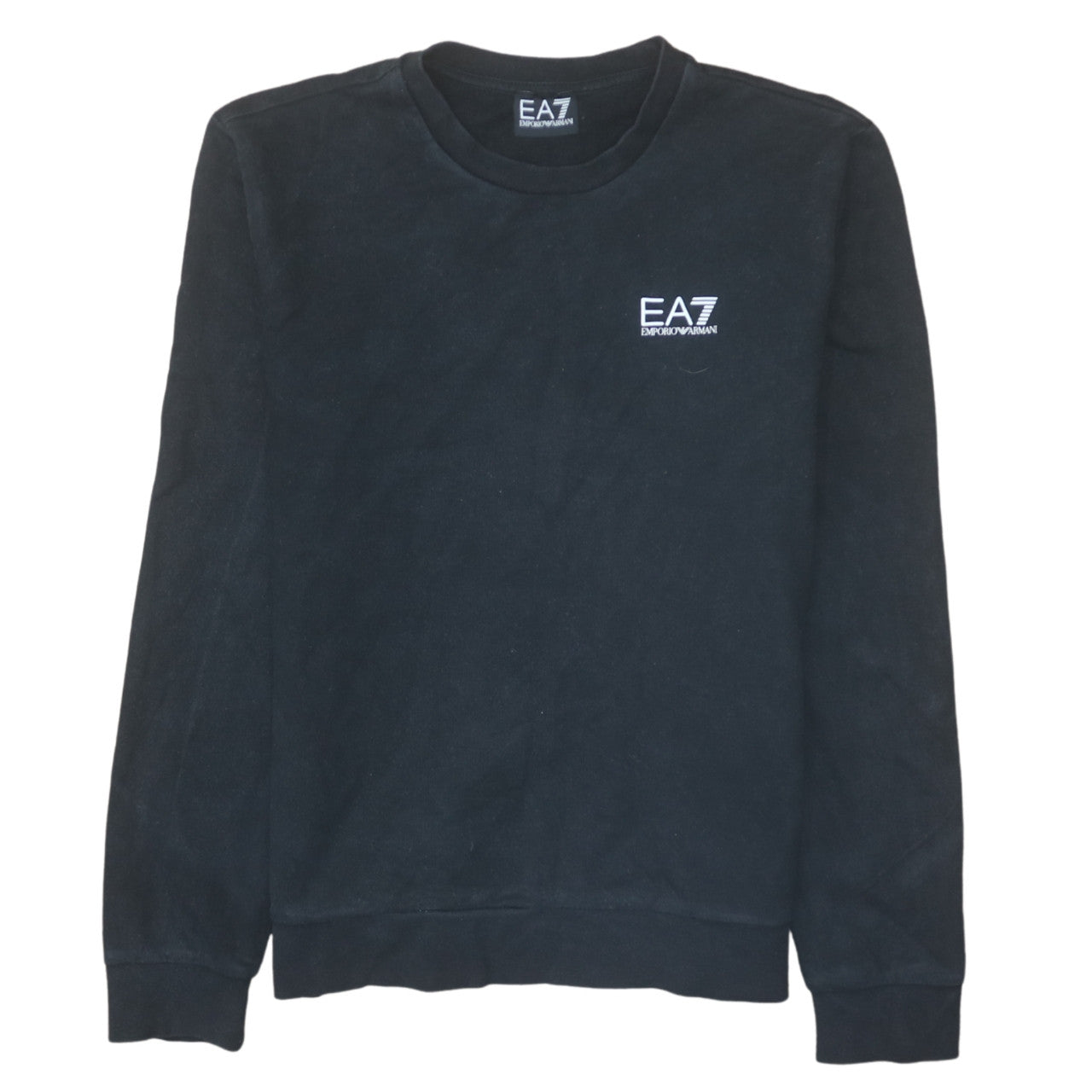 Emporio Armani EA7 Mens Black Crew Neck Sweatshirt Size M