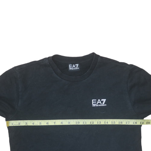 Emporio Armani EA7 Mens Black Crew Neck Sweatshirt Size M
