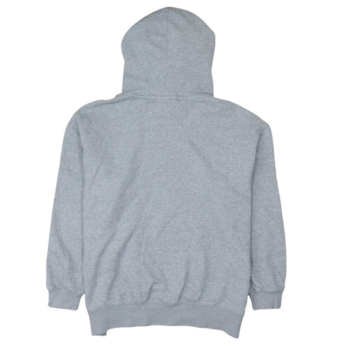 Nike Men's Grey Pullover Hoodie M Regular Fit Fleece Sweatshirt