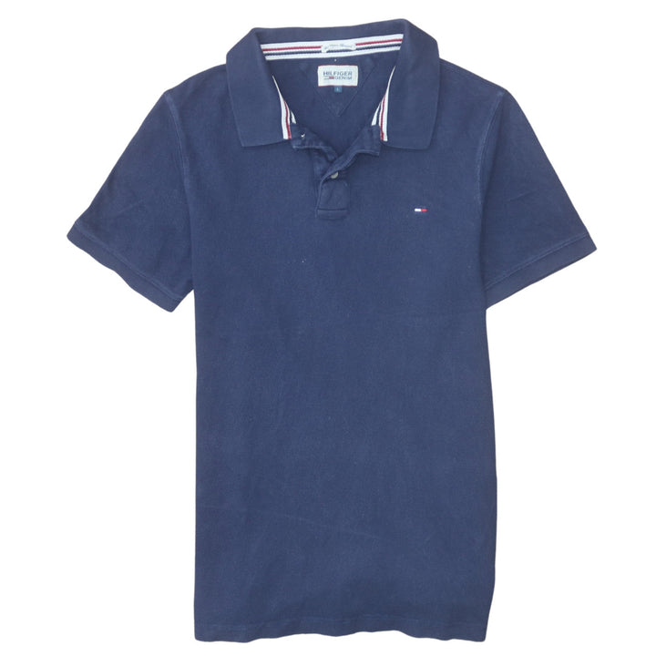 Tommy Hilfiger Denim Men's Blue Polo Shirt Size L Classic Fit