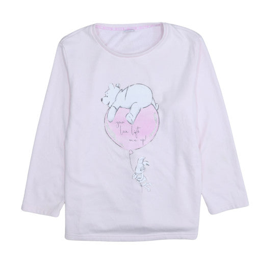 Disney Women Pink Winnie the Pooh Pullover Sweatshirt Size 16-18