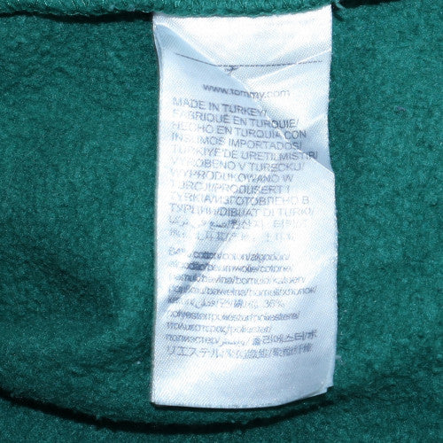 Tommy Hilfiger Men’s Green XL Pullover Hoodie Embroidered Logo