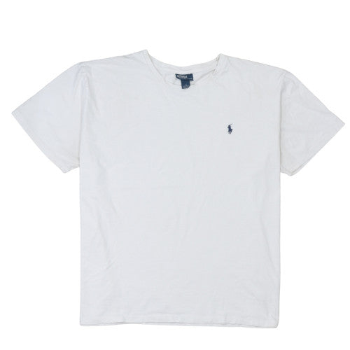 Polo Ralph Lauren Men's White Cotton Crew Neck T-Shirt XXL
