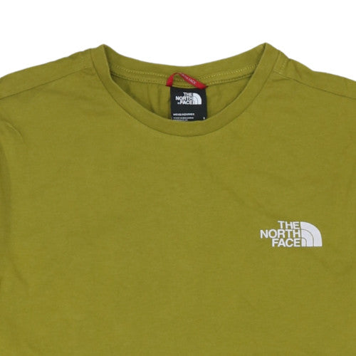 The North Face Men's Green Small Crew Neck Short Sleeve Cotton T-Shirt