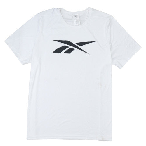 Reebok Men's White 2XL Speedwick Athletic Crew Neck T-Shirt