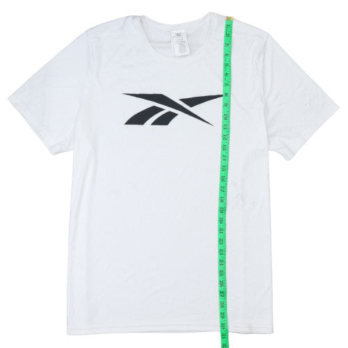 Reebok Men's White 2XL Speedwick Athletic Crew Neck T-Shirt