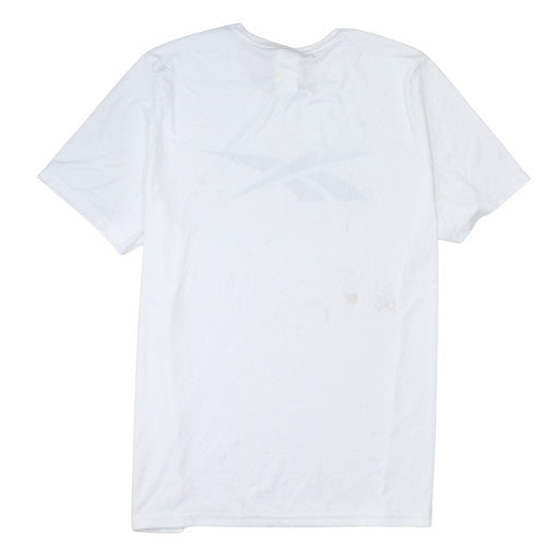 Reebok Men's White 2XL Speedwick Athletic Crew Neck T-Shirt