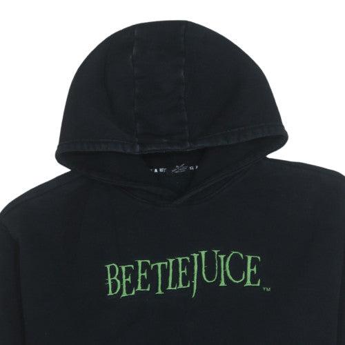 Beetlejuice Men’s Black XL Pullover Hoodie Gothic Horror Fleece