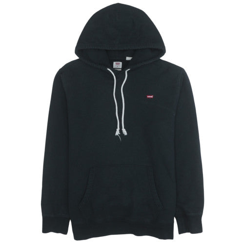 Levi's Men's Black Pullover Hoodie M Regular Fit Fleece
