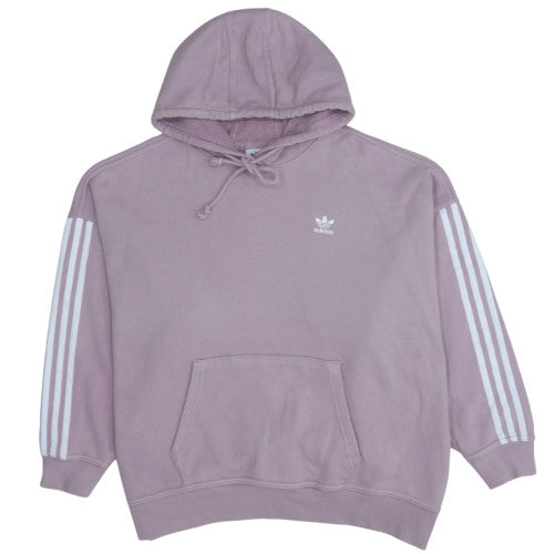 Adidas Women’s Mauve Hoodie Size 12 Pullover Hooded Sweatshirt