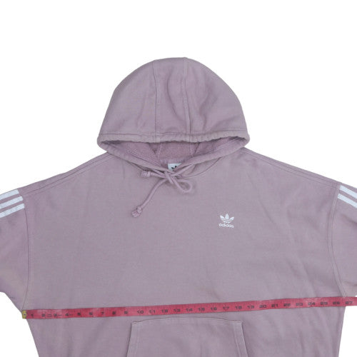 Adidas Women’s Mauve Hoodie Size 12 Pullover Hooded Sweatshirt