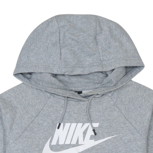 Nike Men's Grey XS Pullover Hoodie with Logo Graphic