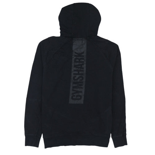 Gymshark Men's Black Pullover Hoodie Size L Regular Fit Gym Wear