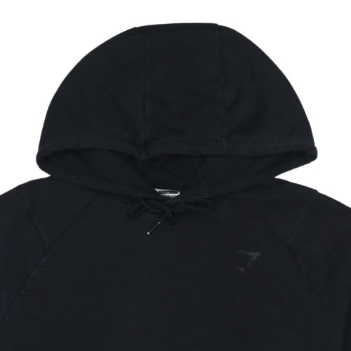 Gymshark Men's Black Pullover Hoodie Size L Regular Fit Gym Wear