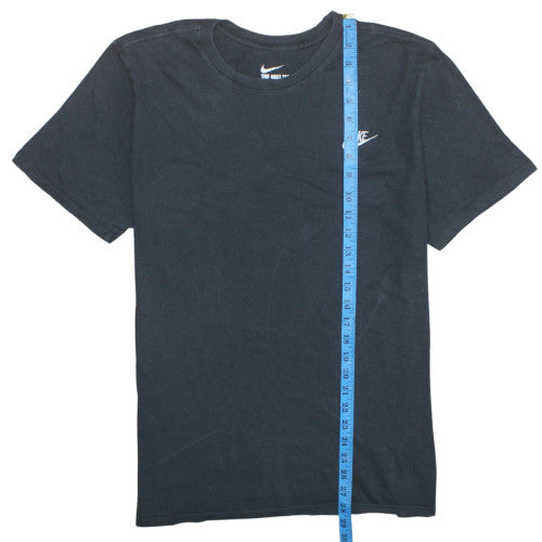 Nike Men's Black Athletic Fit Logo Crew Neck T-Shirt Size L