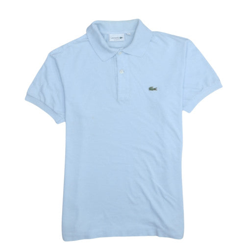 Lacoste Men's Blue Classic Fit Cotton Polo Shirt Size M